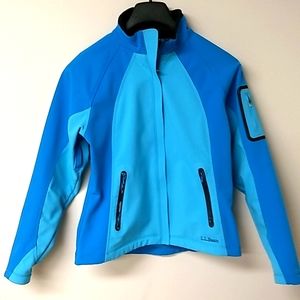 L.L. Bean Teal Shell Jacket Small